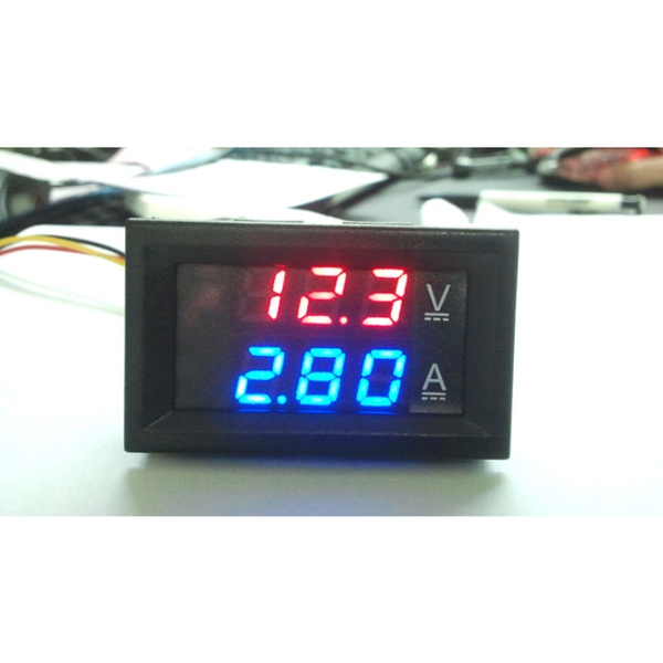 Đồng Hồ Đo Dòng Đo Áp 0-100VDC/100A Có Trở Shunt Đi Kèm (K2H4)