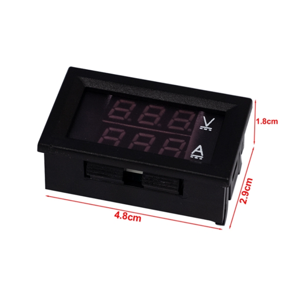 Đồng Hồ Đo Dòng Đo Áp 0-100VDC/100A Có Trở Shunt Đi Kèm (K2H4)