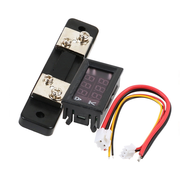 Đồng Hồ Đo Dòng Đo Áp 0-100VDC/100A Có Trở Shunt Đi Kèm (K2H4)