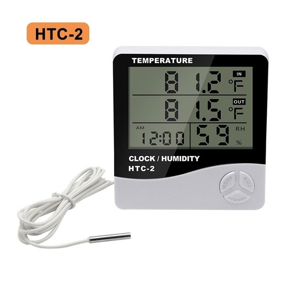 Đồng Hồ Đo Độ Ẩm - Nhiệt Độ HTC2