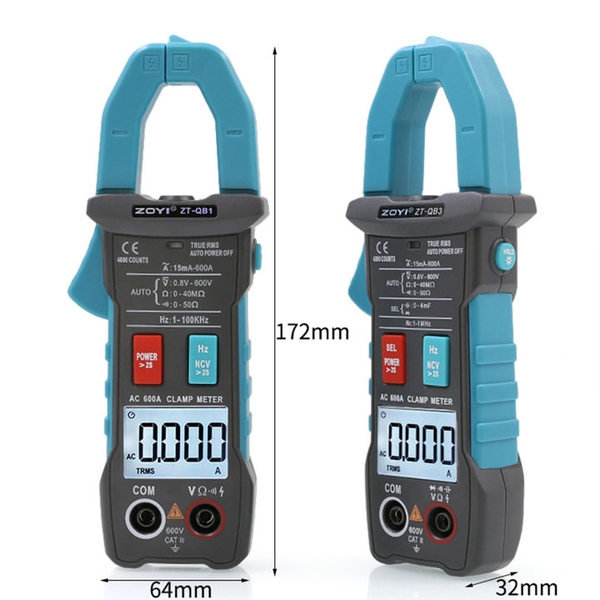Đồng Hồ Kẹp Dòng Tự Động ZOYI ZT-QB1