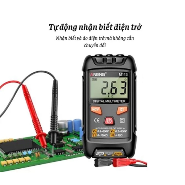 Đồng Hồ Vạn Năng Kĩ Thuật Số ANENG M113 Độ Chính Xác Cao