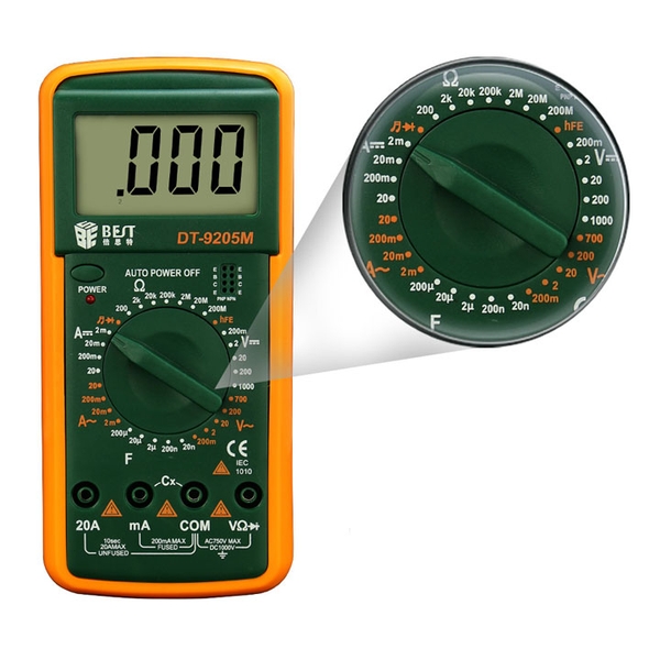 Đồng Hồ Vạn Năng Chính hãng Best 9205M ( Đã Có Pin )