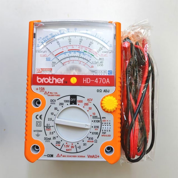 Đồng Hồ Đo Điện Tử Vạn Năng Brother HD-470A