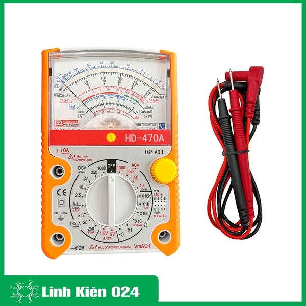 Đồng Hồ Đo Điện Tử Vạn Năng Brother HD-470A
