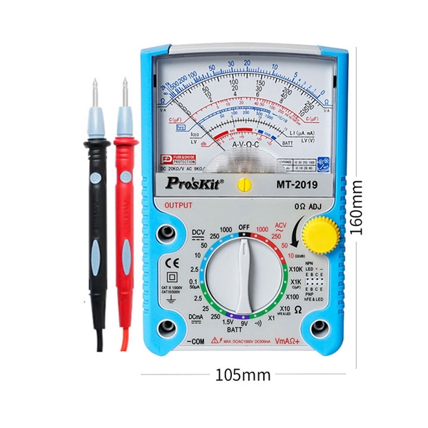 Đồng Hồ Vạn Năng ProsKit MT-2019 (Hàng nhập khẩu )