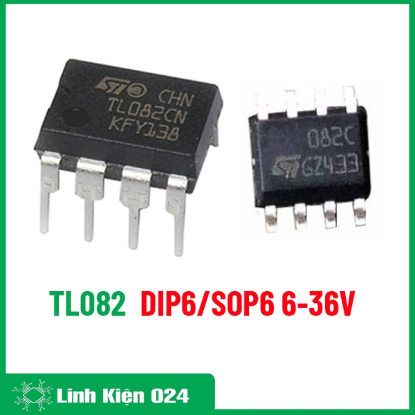 IC TL082 Điện Áp Hoạt Động 6V – 36V