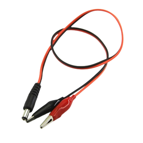 Dây Cáp Nguồn DC 5.5x2.1mm Đực Ra Đầu Kẹp Cá Sấu