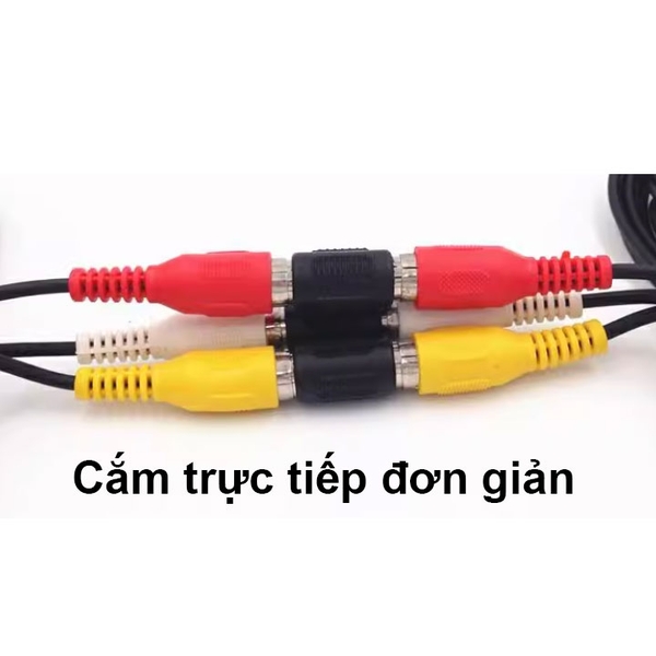 Jack Chuyển Đổi RCA Đực Sang Cái Đầu Nối AV