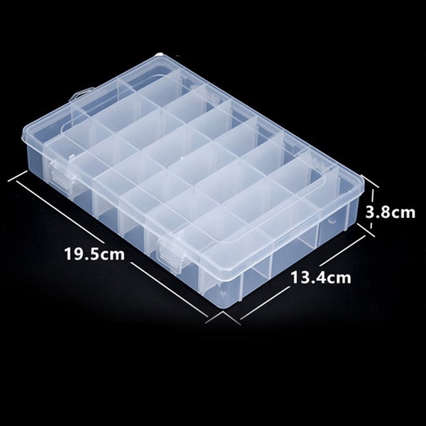Hộp Đựng Linh Kiện Điện Tử 24 Ngăn ( CóThể Tháo Rời Ngăn )