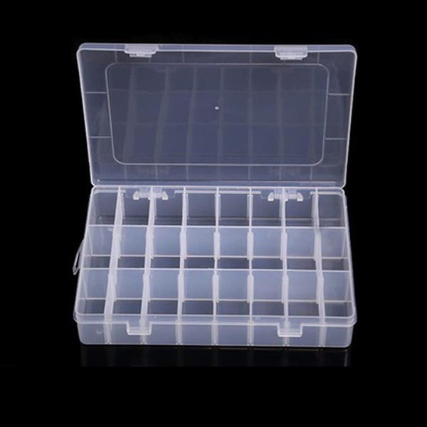 Hộp Đựng Linh Kiện Điện Tử 24 Ngăn ( CóThể Tháo Rời Ngăn )