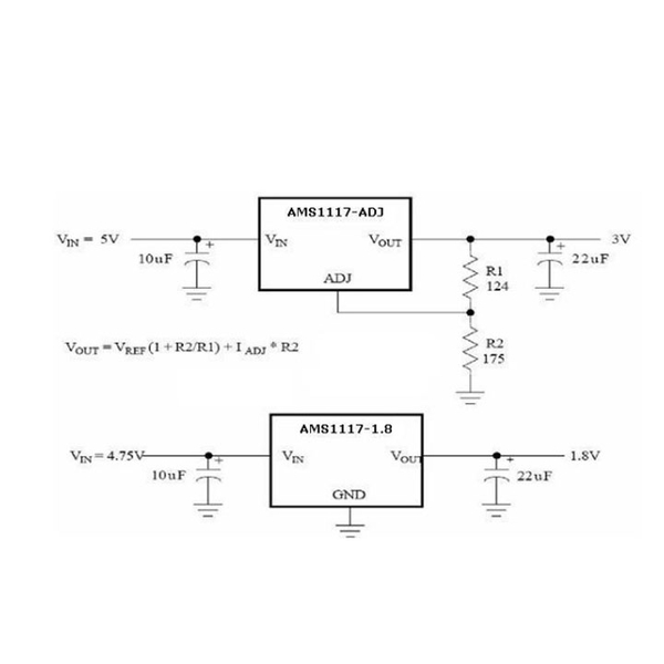 IC Nguồn AMS1117 SOT223