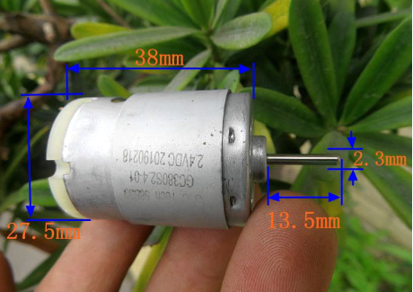 Động Cơ Tốc Độ Cao DC 2.4-4V Trục 2.3mm 25000 Vòng/ Phút