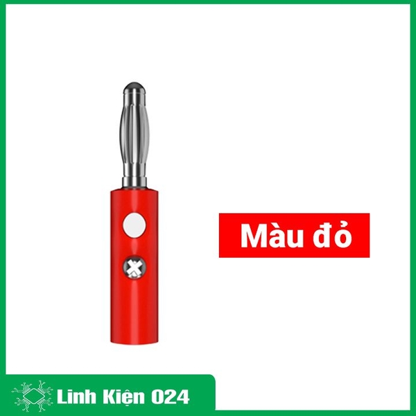 Đầu Jack Bắp Chuối 4mm Đực Nhiều Màu
