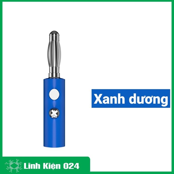 Đầu Jack Bắp Chuối 4mm Đực Nhiều Màu