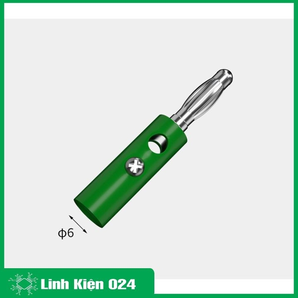 Đầu Jack Bắp Chuối 4mm Đực Nhiều Màu