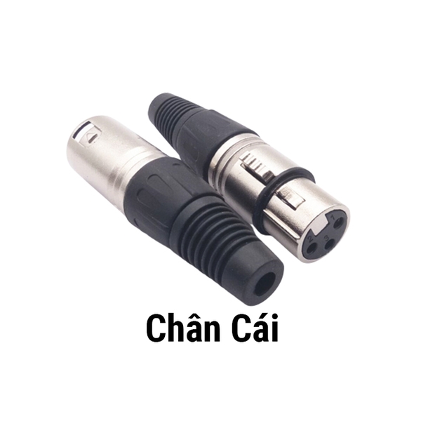 Chân Jack Cắm Micro Thụy Sĩ Canon ba lõi XLR Canon 3 Chân