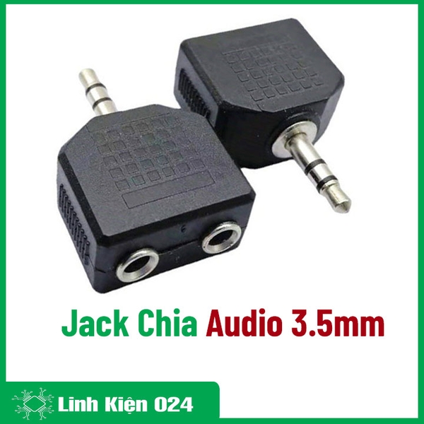 Jack Chia Audio 3.5mm 2 Cổng Ra (k1i8)