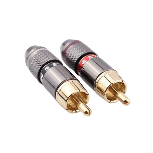 Jack Hoa Sen Mạ Vàng RCA 6mm