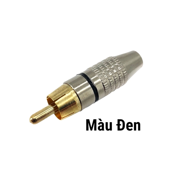 Jack Hoa Sen Đực Mạ Vàng AV/RCA Jack Cắm Âm Thanh