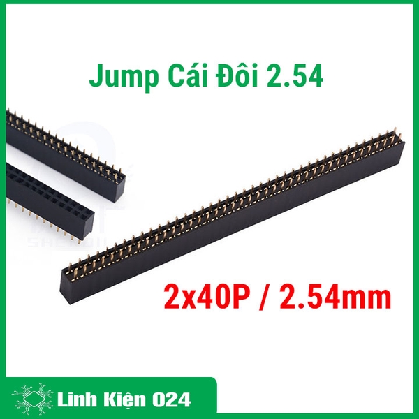 Jump Cái Đôi 2.54mm 2x40P (k1b7)