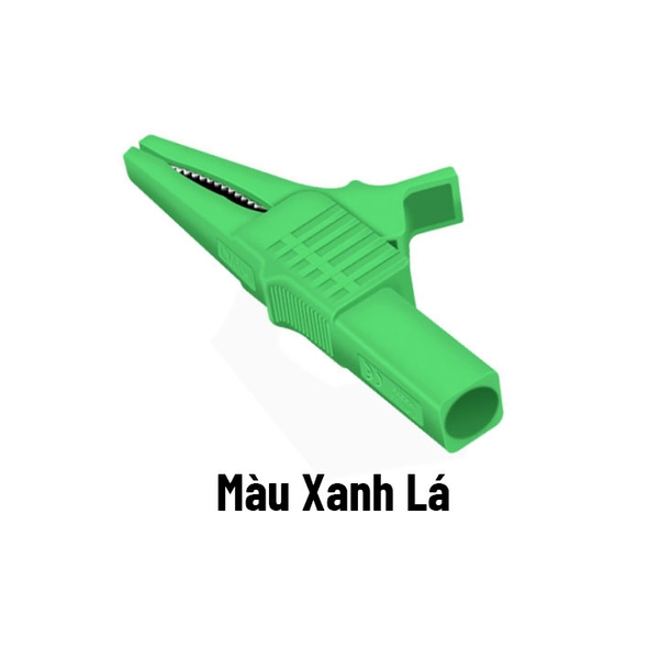 Kẹp Cá Sấu 10mm Tải 32A Thuận Tiện Đo Kiểm Tra Chân Kết Nối Bắp Chuối 4.0mm