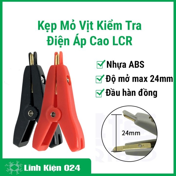 Kẹp Mỏ Vịt Kiểm Tra Điện Áp Cao LCR