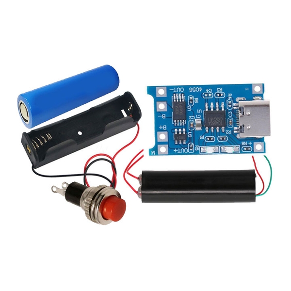 Combo Kích Điện Cao Áp, Vào 3V7-6V ra 200KV/1000KV Máy Đánh Lửa, Dùi Cui - Module Tăng Áp Chưa Hàn