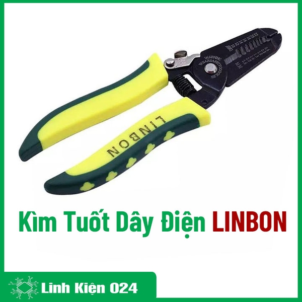 Kìm Cắt Tuốt Dây Điện Linbon