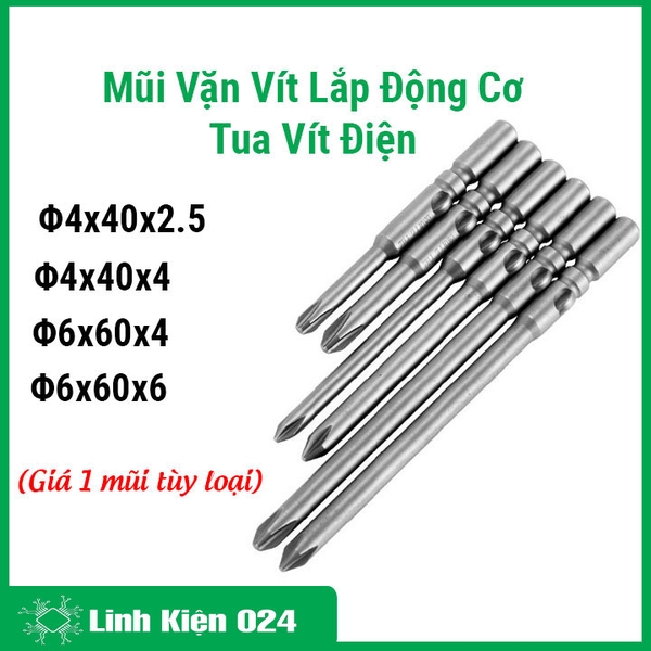 Mũi Vặn Vít Lắp Động Cơ Tua Vít Điện