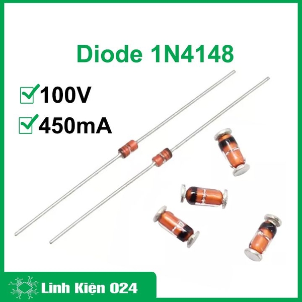 Diode 1N4148 Cắm 100V 450mA