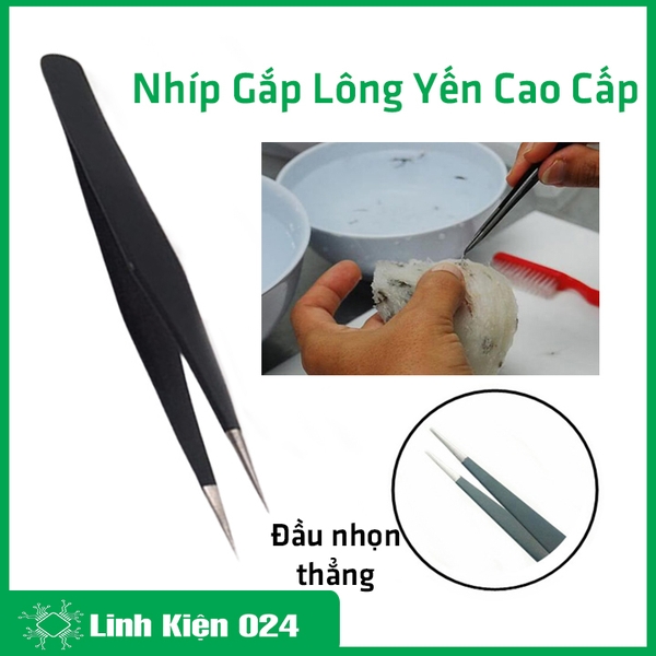 Nhíp kẹp linh kiện điện tử Vetus ESD-12 Chân Thẳng Bền Bỉ