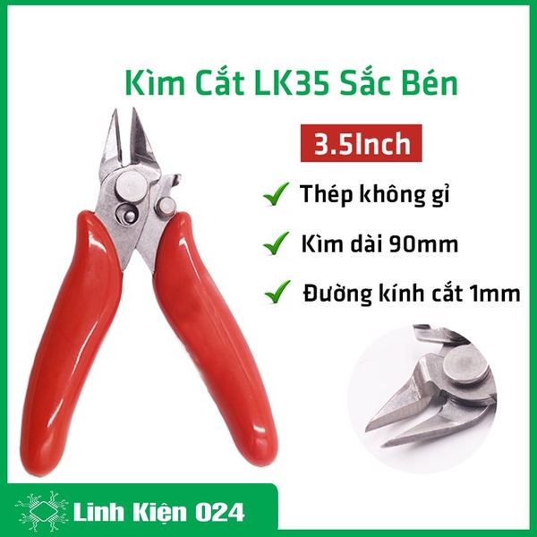 Kìm Cắt  LK35 3.5 Inch Sắc Bén Siêu Cứng Thép Không Gỉ