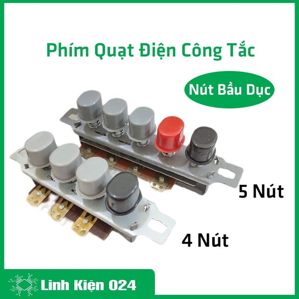 Phím Quạt Công Tắc Điều Chỉnh Tốc Độ Gió Quạt Điện Loại Bầu Dục