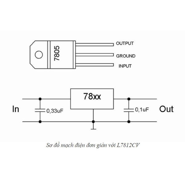 L7812CV 1.5A TO-220 (K9B7-2)