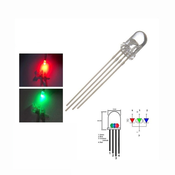 Led RGB 7 Màu Siêu Sáng 5mm