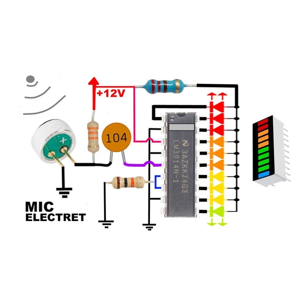 LM3914N Kiểu Chân DIP18 (K9E14)