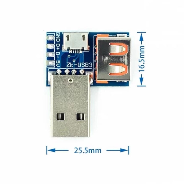 Mạch Chuyển Đổi USB Đực Sang USB Cái Và USB Micro