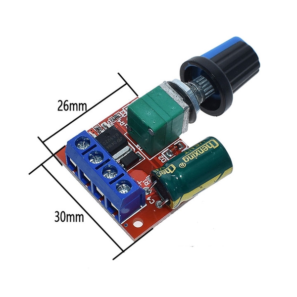 Mạch Điều Tốc Động Cơ DC PWM 5A 4.5V-35V Dùng Điều Khiển Tốc Độ Moto Chỉnh Độ Sáng Đèn Led