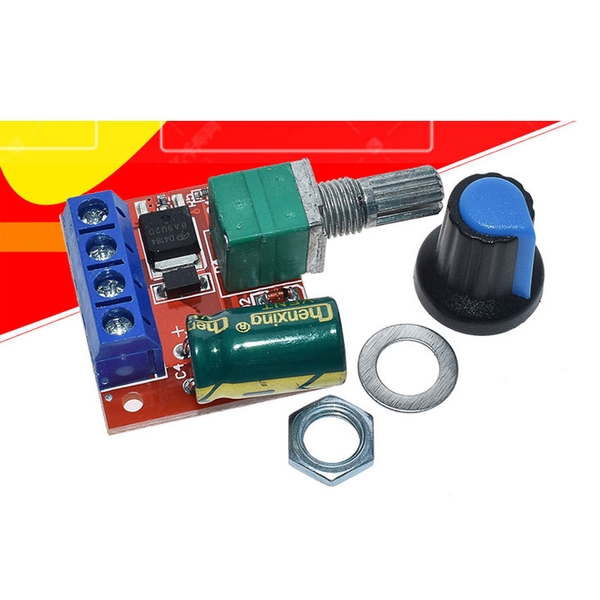 Mạch Điều Tốc Động Cơ DC PWM 5A 4.5V-35V Dùng Điều Khiển Tốc Độ Moto Chỉnh Độ Sáng Đèn Led