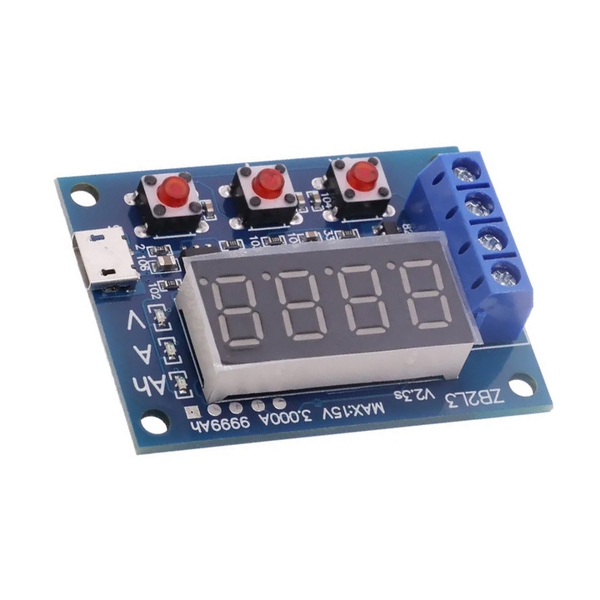 Mạch kiểm tra dung lượng pin Lithium 18650 Li-Ion HW-586 Zb2L3 1.2V 12V (K2F6)