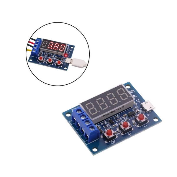 Mạch kiểm tra dung lượng pin Lithium 18650 Li-Ion HW-586 Zb2L3 1.2V 12V (K2F6)