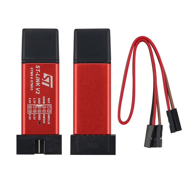 Mạch Nạp ST-Link V2, Mach Nạp Cho Vi Điều Khiển STM8 Và STM32 ((K3A1)