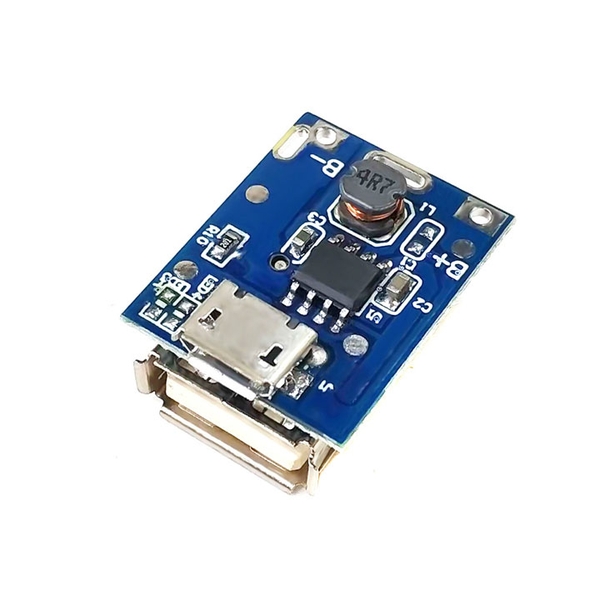 Mạch Sạc Pin Dự Phòng Bản Nâng Cấp 5V-600MA Mini Có Led Báo Sạc (K2A1)