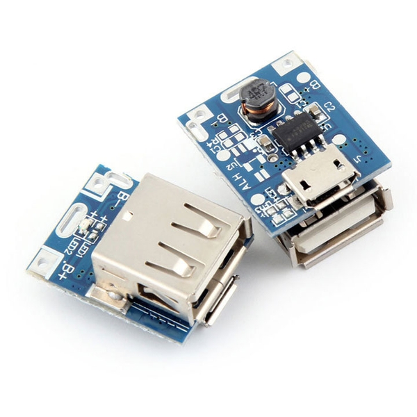 Mạch Sạc Pin Dự Phòng Bản Nâng Cấp 5V-600MA Mini Có Led Báo Sạc (K2A1)