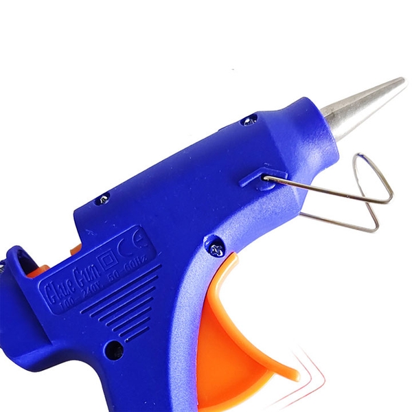 Súng Bắn Keo Nến 220VAC 60W - Tặng 5 Cây Keo Nến Đốt Lớn - Xanh