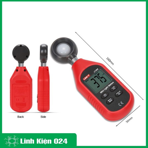 Thiết Bị Đo Cường Độ Ánh Sáng Chính Xác Cao UT383 UNI-T