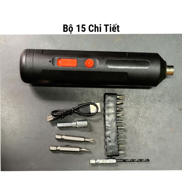Máy Vặn Vít, Tua Vít Điện Sạc Pin Nhỏ Gọn Sửa Chữa Điện Tử Gia Dụng