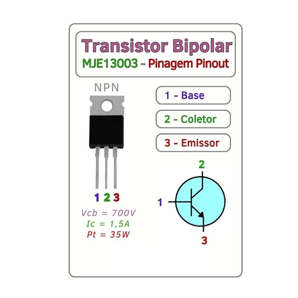 MJE13003 TO-220 Trans NPN 1,5A 400V (K9F3)