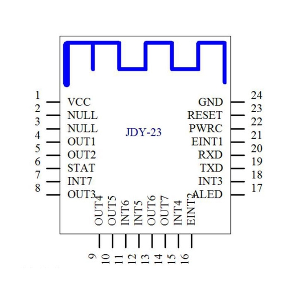Module JDY-23 Bluetooth 5.0 CC2541 (K3E4-2)